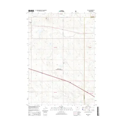 2015 Map of Wall NE, 2015 Print
