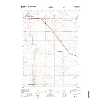 2017 Map of Wall, 2017 Print