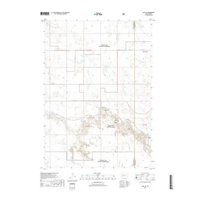 2017 Map of Wall SE, 2017 Print
