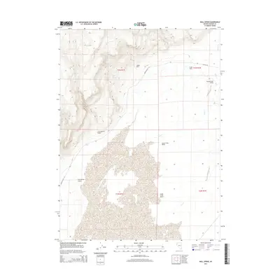 2014 Map of Wall Spring, 2014 Print