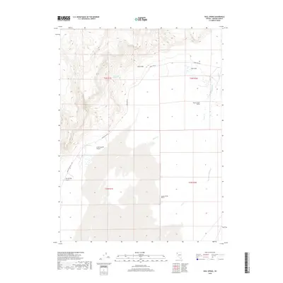 2018 Map of Wall Spring, 2018 Print