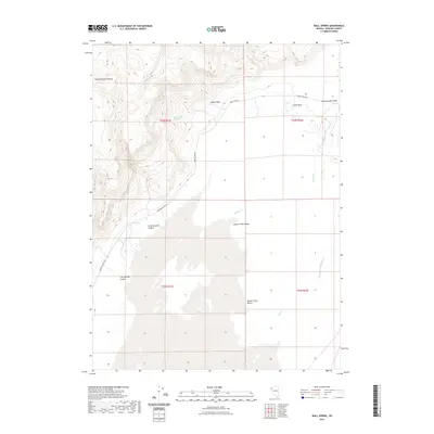 2021 Map of Wall Spring, 2021 Print