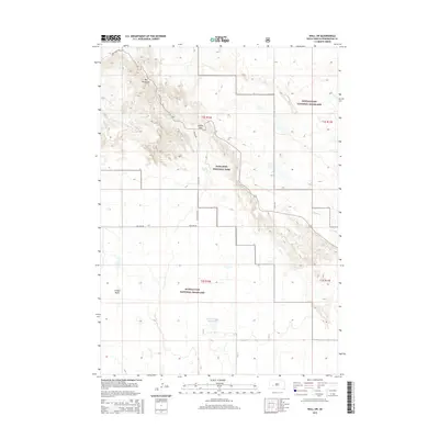 2015 Map of Wall SW, 2015 Print