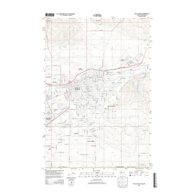 2014 Map of Walla Walla, 2014 Print