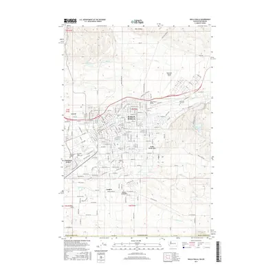 2017 Map of Walla Walla, 2017 Print