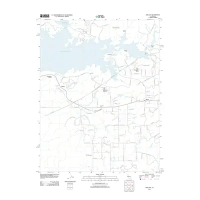 2012 Map of Wallace, 2012 Print