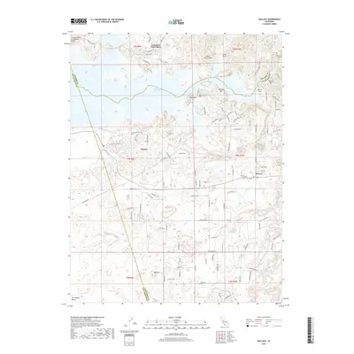2018 Map of Wallace, 2018 Print