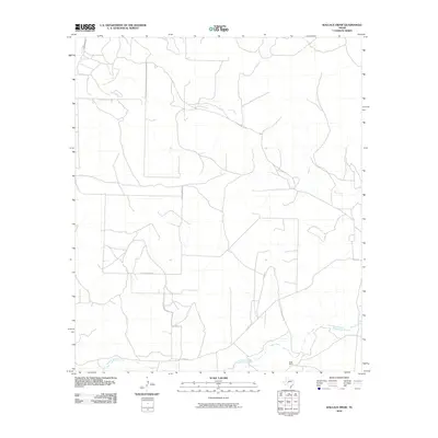 2010 Map of Wallace Draw, 2010 Print