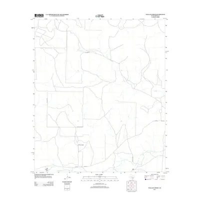 2013 Map of Wallace Draw, 2013 Print