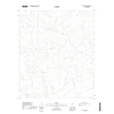 2019 Map of Wallace Draw, 2019 Print