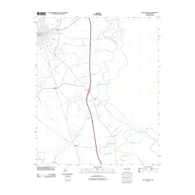 2010 Map of Wallace East, 2010 Print
