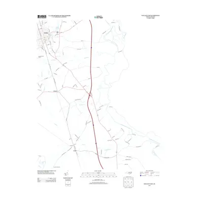 2013 Map of Wallace East, 2013 Print