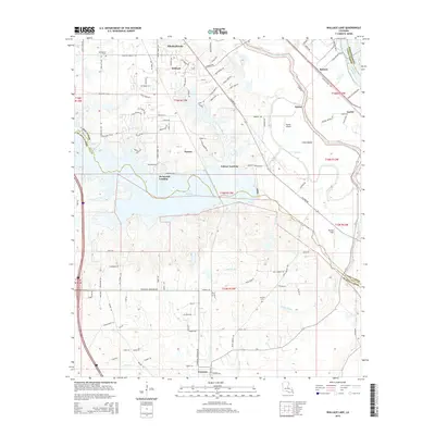 2015 Map of Wallace Lake, 2015 Print
