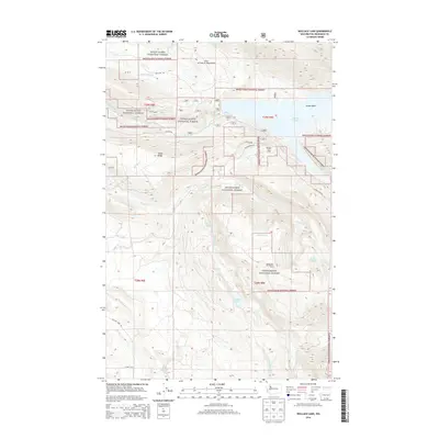 2014 Map of Wallace Lake, 2014 Print
