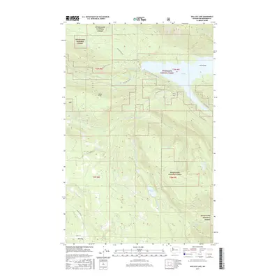 2017 Map of Wallace Lake, 2017 Print