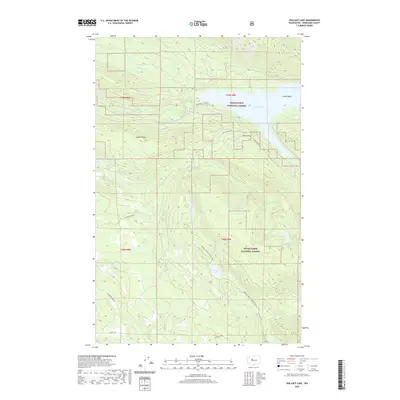 2020 Map of Wallace Lake, 2020 Print