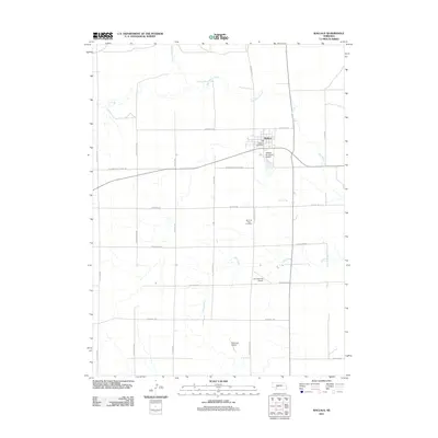 2011 Map of Wallace, 2011 Print