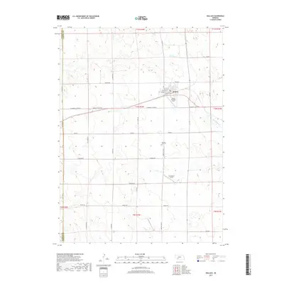 2017 Map of Wallace, 2017 Print