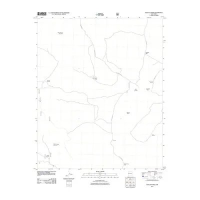 2011 Map of Wallace Mesa, 2011 Print