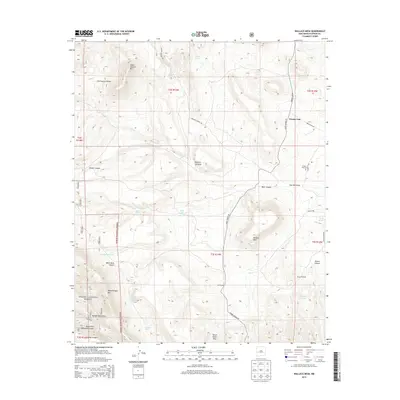 2013 Map of Wallace Mesa, 2013 Print