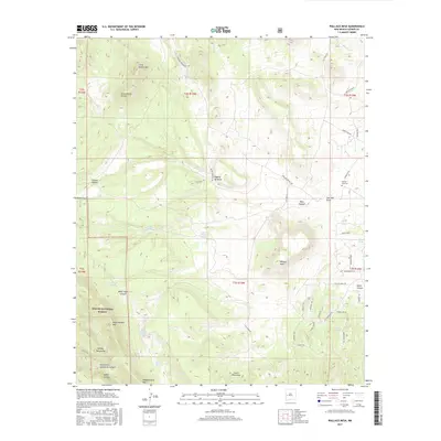 2017 Map of Wallace Mesa, 2017 Print