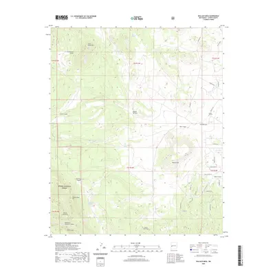 2020 Map of Wallace Mesa, 2020 Print