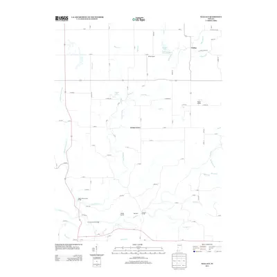 2013 Map of Wallace, 2013 Print
