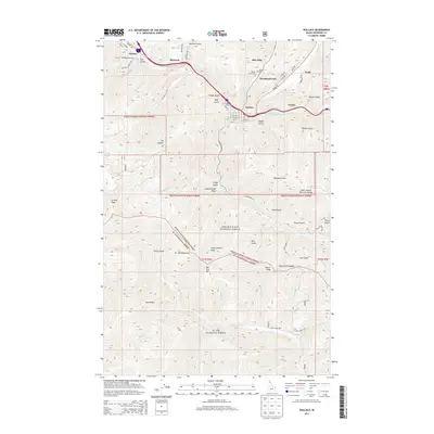2013 Map of Wallace, 2013 Print