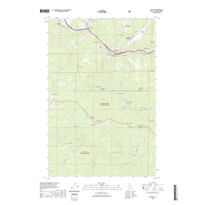 2020 Map of Wallace, 2020 Print
