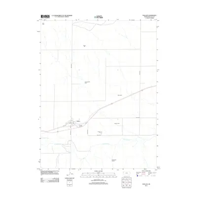 2012 Map of Wallace, 2012 Print