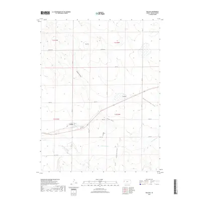 2018 Map of Wallace, 2018 Print
