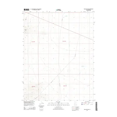 2014 Map of Wallaces Peak, 2014 Print
