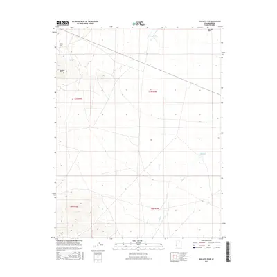2017 Map of Wallaces Peak, 2017 Print