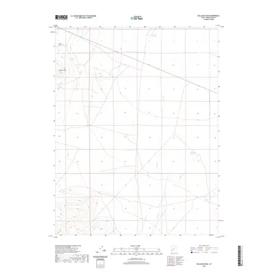 2020 Map of Wallaces Peak, 2020 Print
