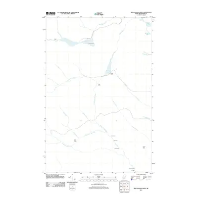 2011 Map of Wallagrass Lakes, 2011 Print