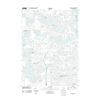 2011 Map of Walled Lake, 2011 Print