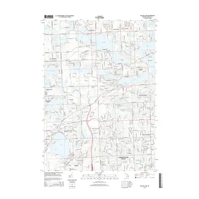 2014 Map of Walled Lake, 2014 Print