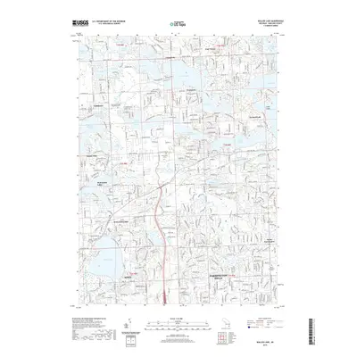 2019 Map of Walled Lake, 2019 Print