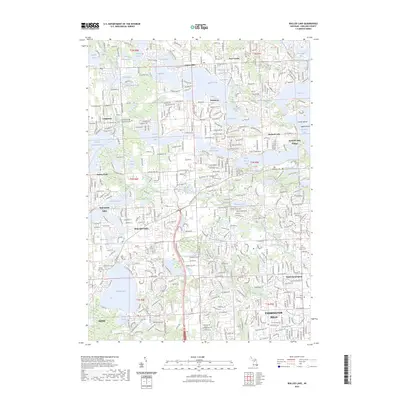 2023 Map of Walled Lake, 2023 Print