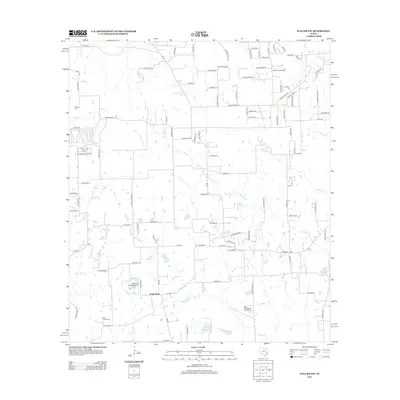2013 Map of Waller NW, 2013 Print