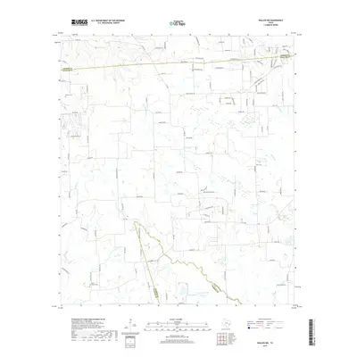 2019 Map of Waller NW, 2019 Print