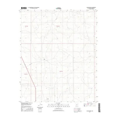 2017 Map of Waller Ranch, 2017 Print