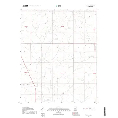 2020 Map of Waller Ranch, 2020 Print