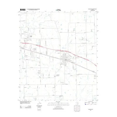2013 Map of Waller, 2013 Print