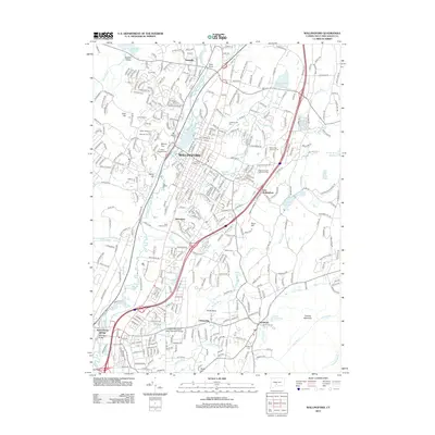2012 Map of Wallingford, 2012 Print
