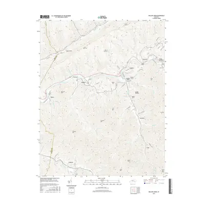 2016 Map of Wallins Creek, 2016 Print
