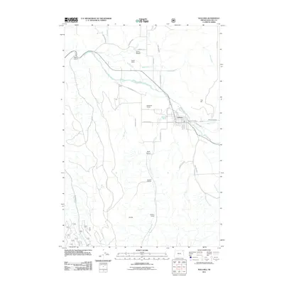 2011 Map of Wallowa, 2011 Print