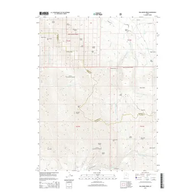 2014 Map of Wallsburg Ridge, 2014 Print