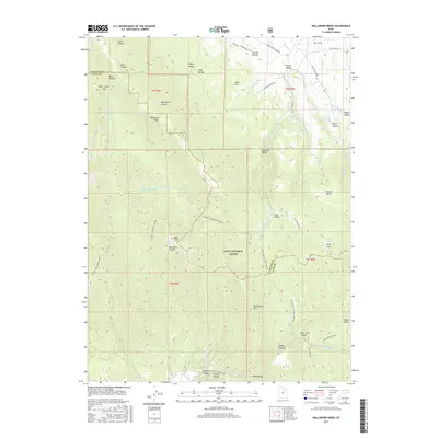 2017 Map of Wallsburg Ridge, 2017 Print