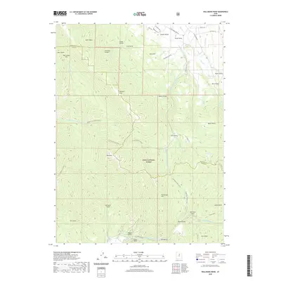 2020 Map of Wallsburg Ridge, 2020 Print